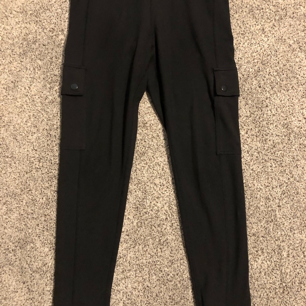 Savvi Black Crossover Cargo Joggers - Picture 11 of 11